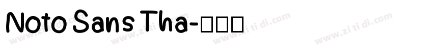 Noto Sans Tha字体转换